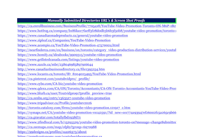 create best canada local citations